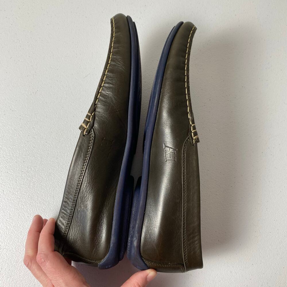 Austen Heller Men's Sz 10.5 Whaler Leather Loafers Slip On Comfort Shoes 8220 - Picture 7 of 14